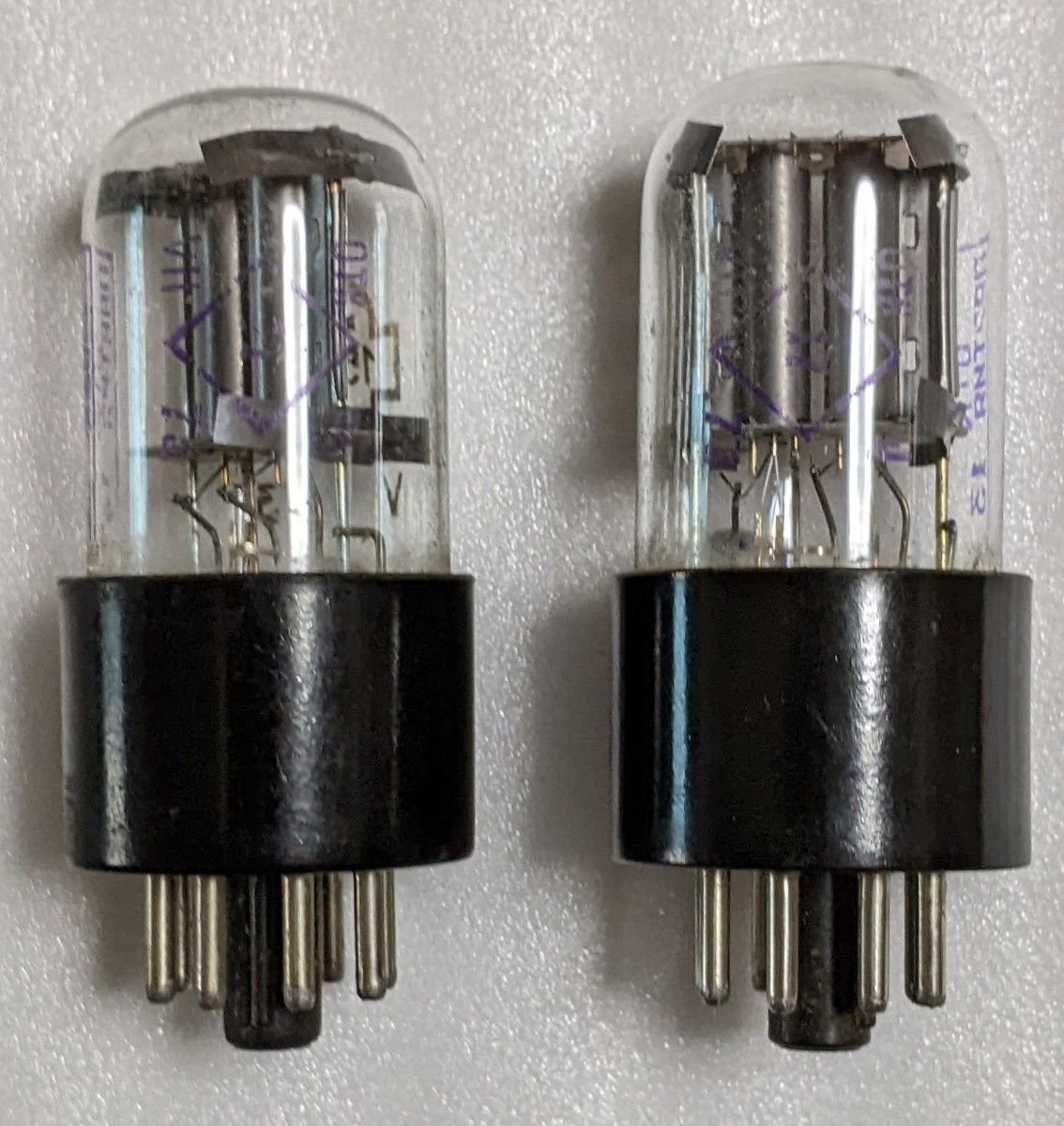 新版 旧ソ連製 1579 6SL7互換 最高級品 未使用2本 真空管