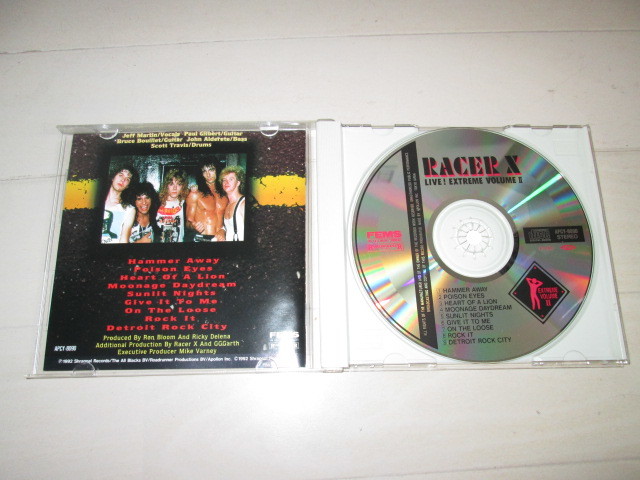 RACER X　「LIVE! EXTREAM VOL.Ⅱ」　国内盤　ポール・ギルバート_画像3