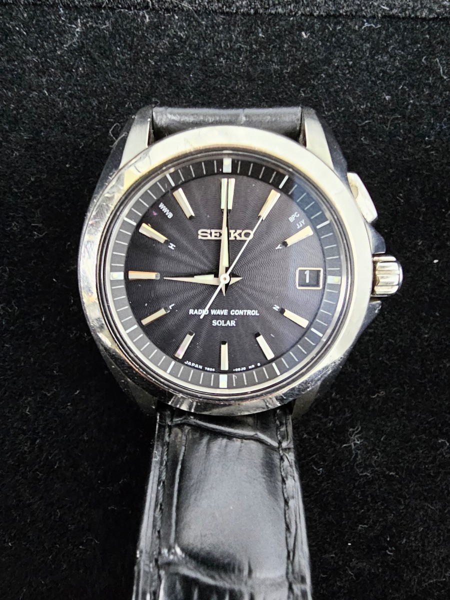 SEIKO セイコー ブライツ 7B24-0AT0 ソーラー腕時計 ◇完全動作品