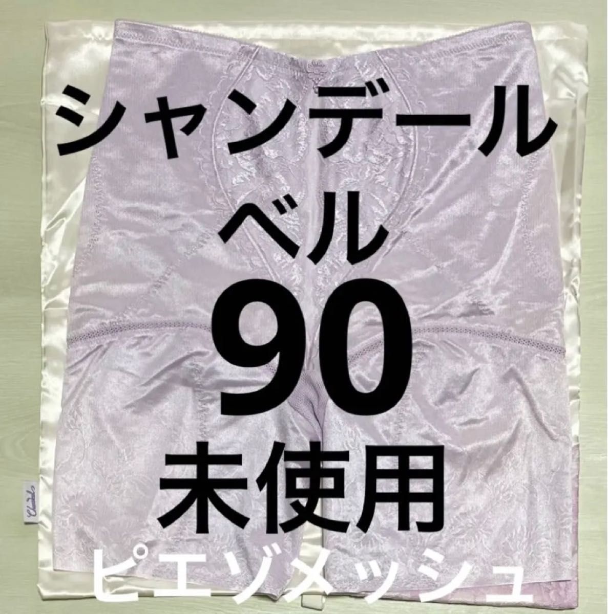 シャンデール ベル ロングガードル 90 補正下着 ピオニーパープル