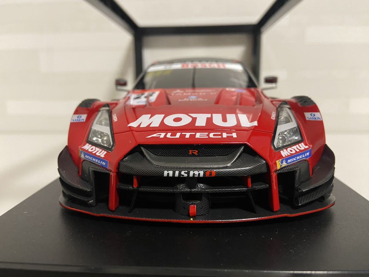 即決 日産特注 エブロ 1/18 ニスモ モチュール オーテック GT-R #23 2021 スーパーGT R35 NISSAN MOTUL AUTECH GT500 NISMO EBBRO_画像4