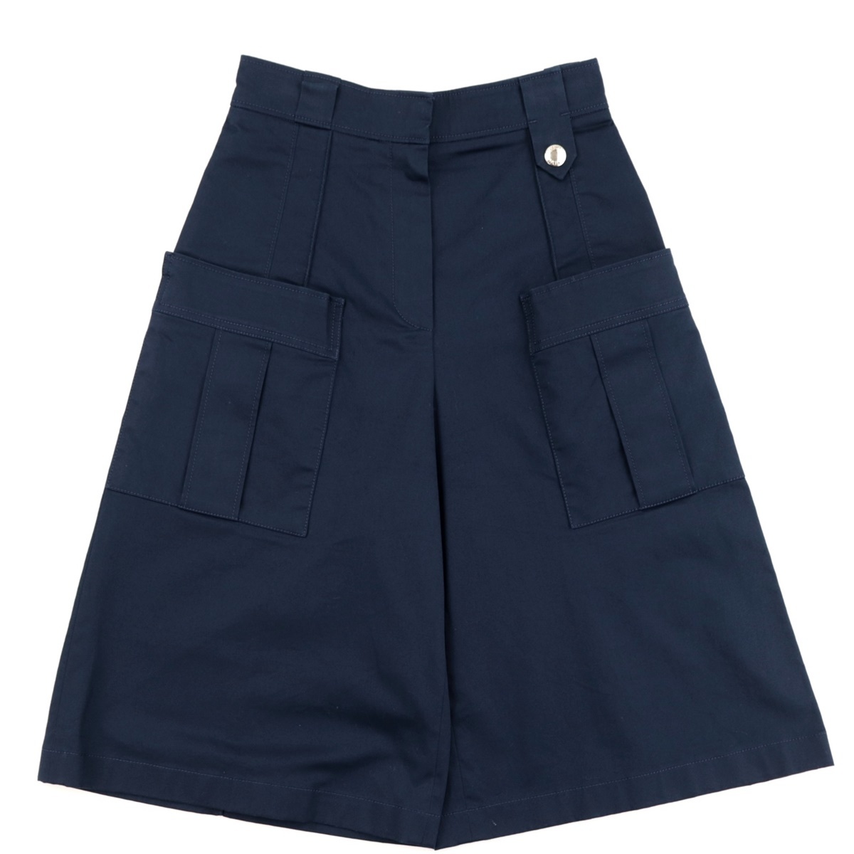 美品 ルイ・ヴィトン 20SS ハーフカーゴ パンツ レディース ネイビー