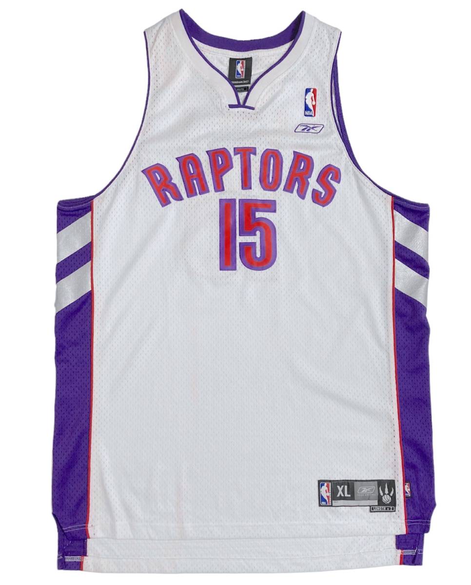 NBA ビンス カーター 白 RAPTORS ラプターズ #15 reebok