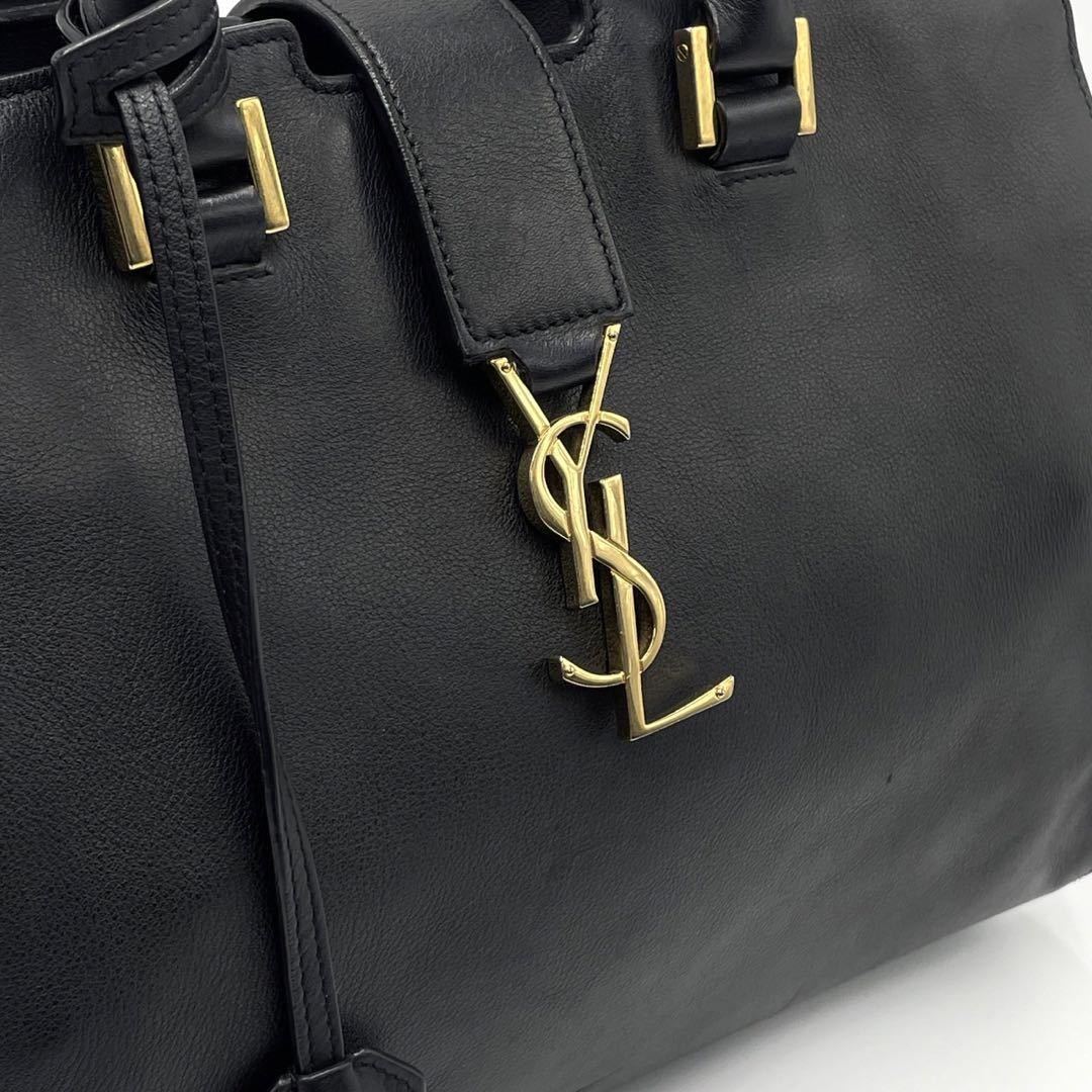 1円〜 【美品】サンローランパリ Saint Laurent ベイビーカバス YSL