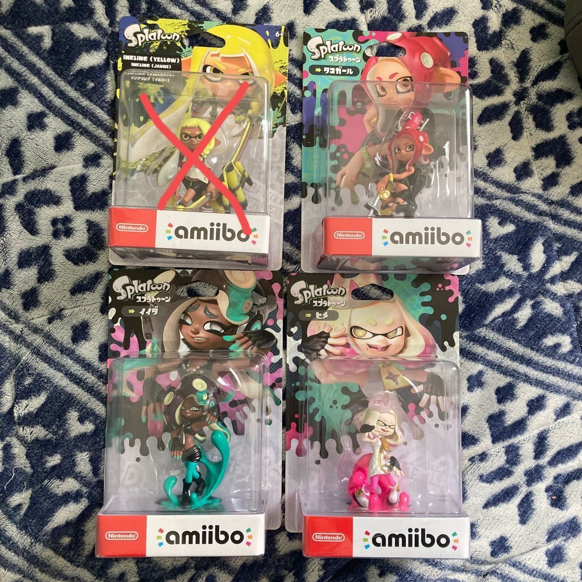 新品未開封 amiibo アミーボ スプラトゥーン ヒメ イイダ タコガール