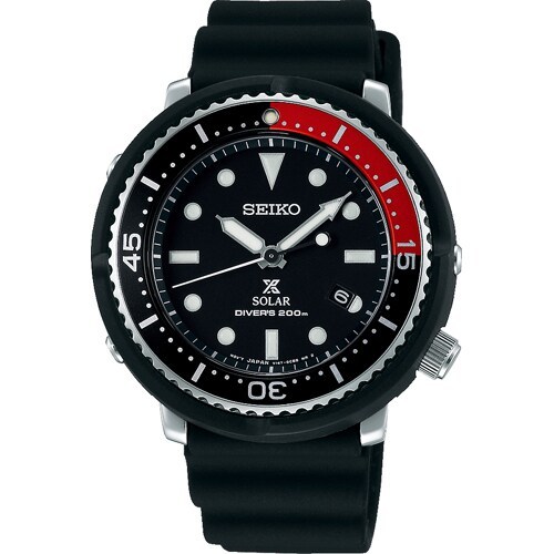セイコー SEIKO 腕時計 プロスペックス ソーラーダイバーズ LOWERCASE コラボ限定 限定2,000本 黒文字盤 ダイバーズ STBR009 ブラック