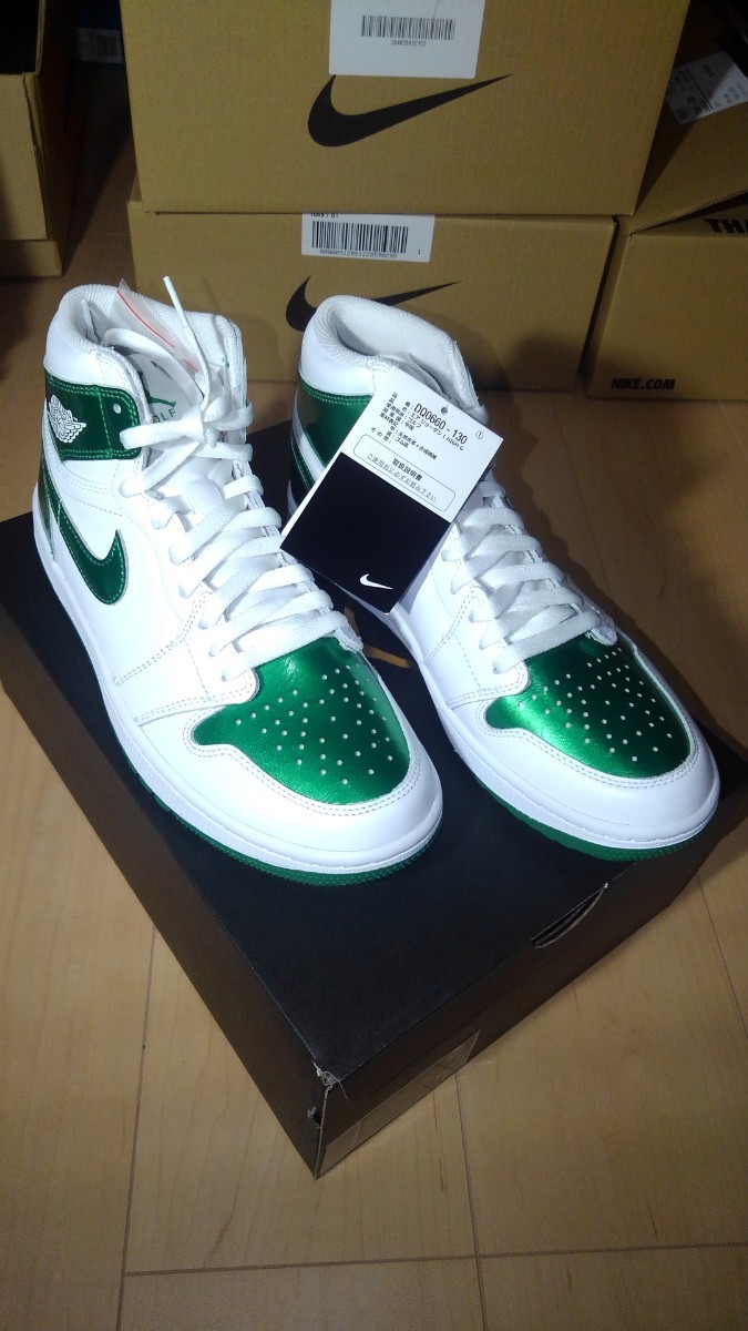 新品未使用 Nike Air Jordan 1 High Golf Metallic Greenナイキ エア