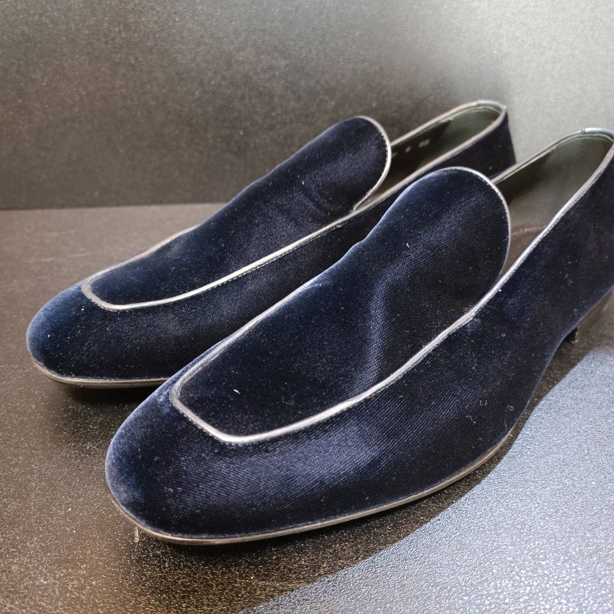 エルメネジルドゼニア(Ermenegildo Zegna)ローファー 青 ローファー