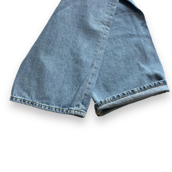 美品 国内正規 イタリア製 Nudie Jeans ヌーディージーンズ Clean Eileen ワイド ストレート ハイライズ デニム パンツ W25 L28 ブルー_画像8