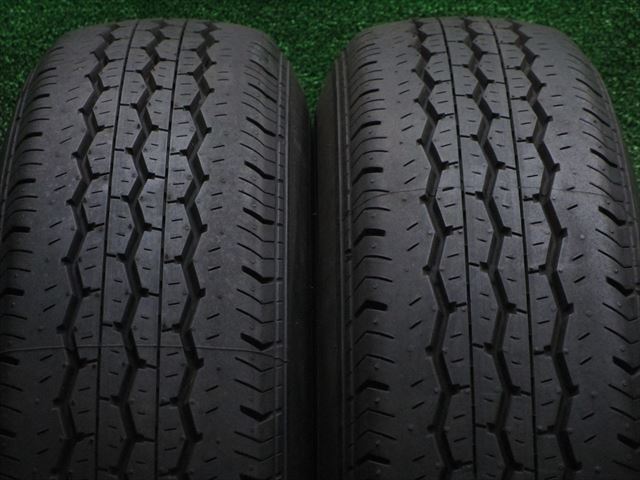 処分特価品 中古 ホイールタイヤ 4本 195/80R15 2020年製 9分山 ザイン SS (ブラック) ブリヂストン エコピア RD613_画像5