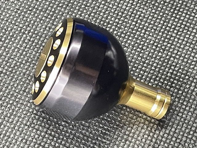 ★送料無料★アルミカスタムパワーハンドルノブ 32mm ブラウンゴールド ダイワシマノ取付可 ツインパワー　ヴァンキッシュ　ストラディック_画像5