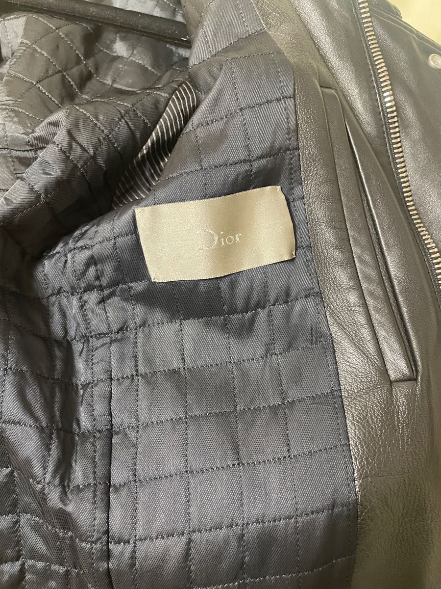 Dior / ディオール】 レザーライダースブルゾン 44 09 | noonanwaste.com