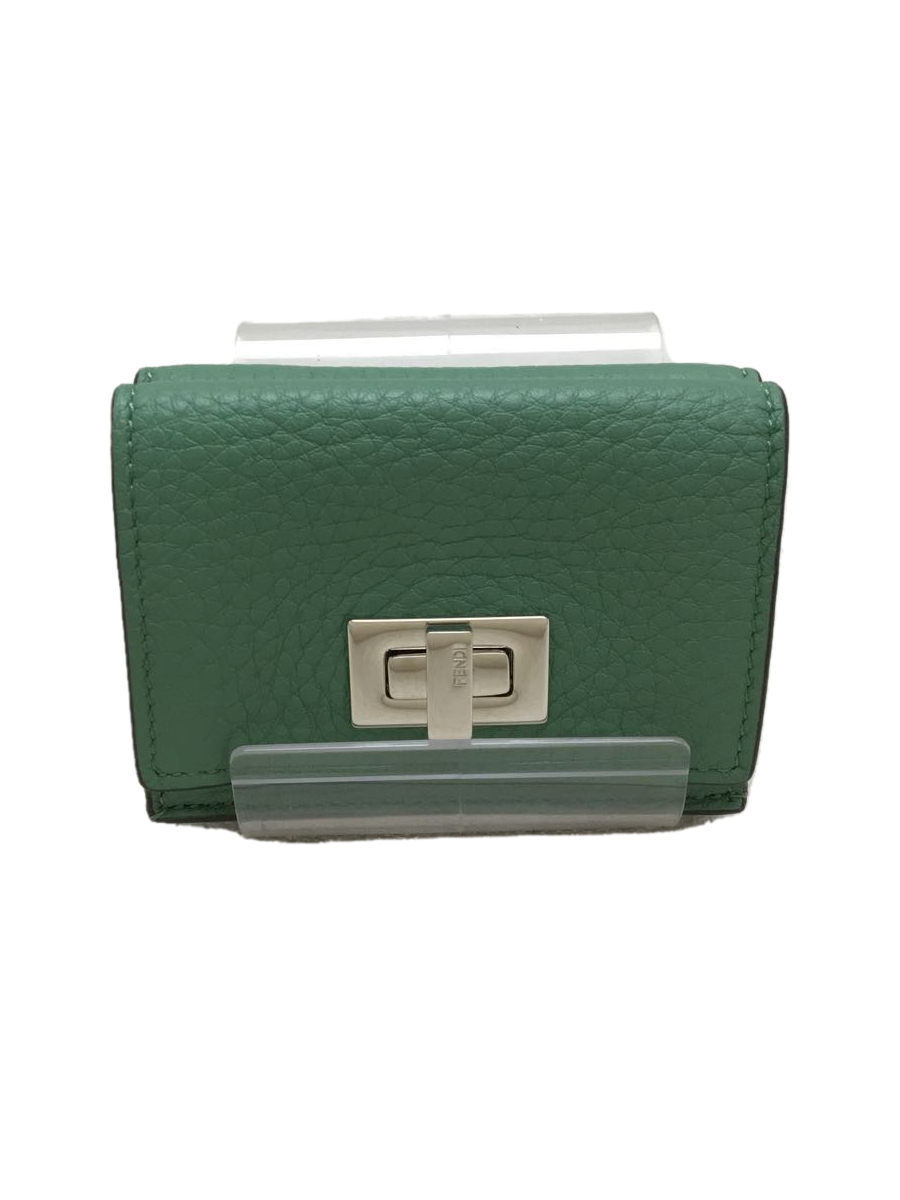 激安超安値 FENDI◆3つ折り財布/レザー/GRN/無地/レディース/8M0426A91B 229 その他 激安超安値 FENDI◆3つ折り財布/レザー/GRN/無地/レディース/8M0426A91B 229 その他