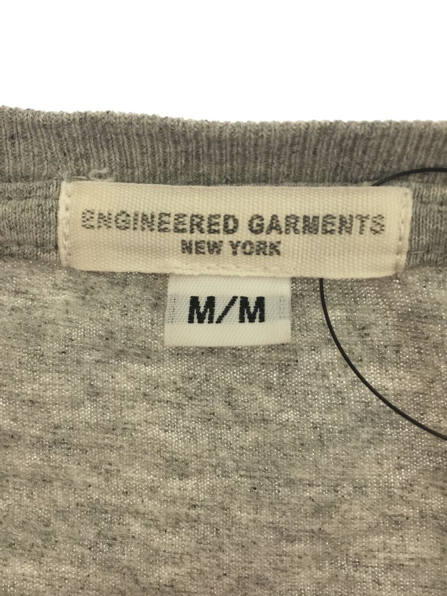 Engineered Garments◆Tシャツ/M/コットン/GRY/無地_画像3
