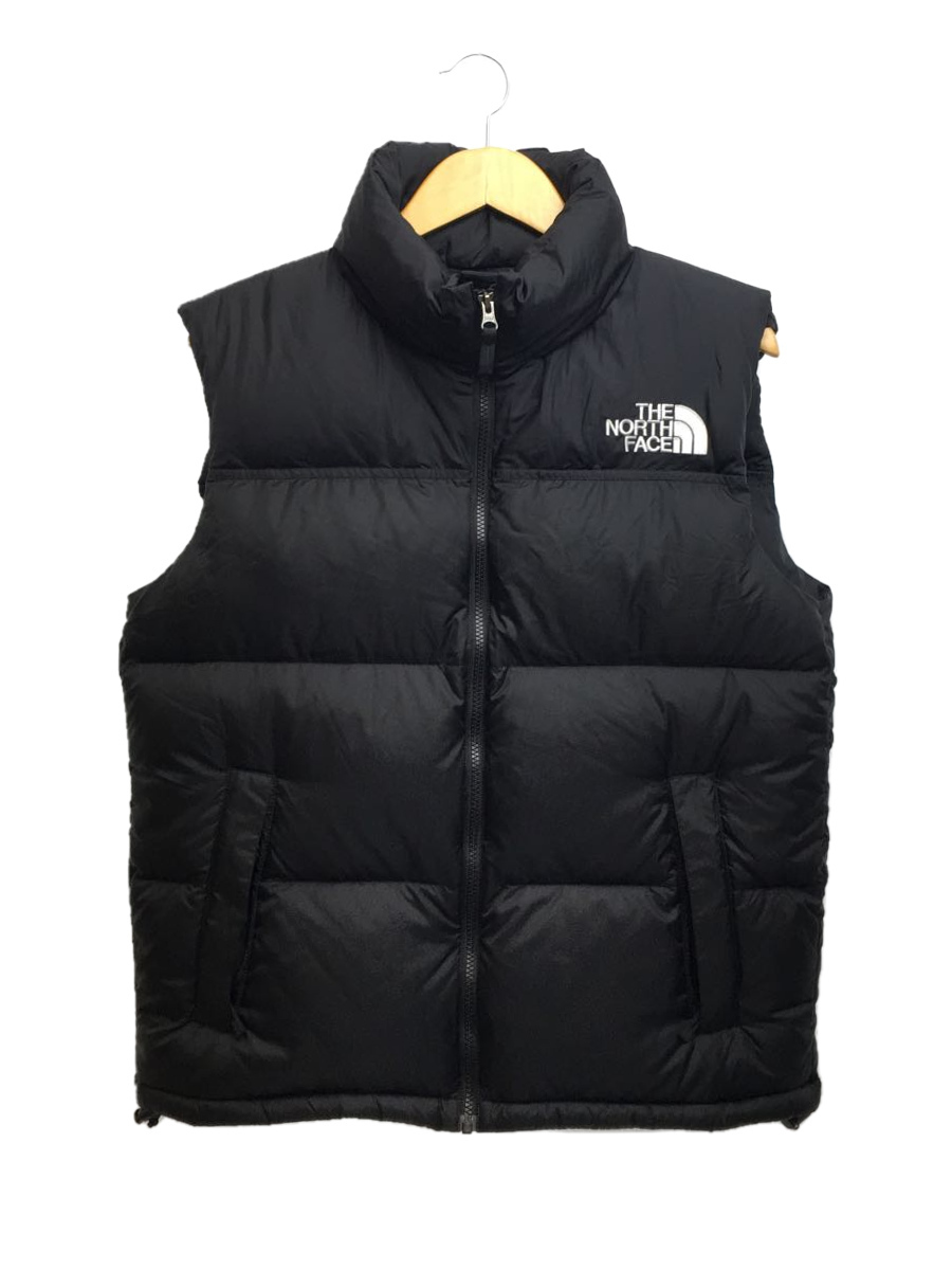 THE NORTH FACE◇NUPTSE VEST_ヌプシベスト/XL/ナイロン/ブラック