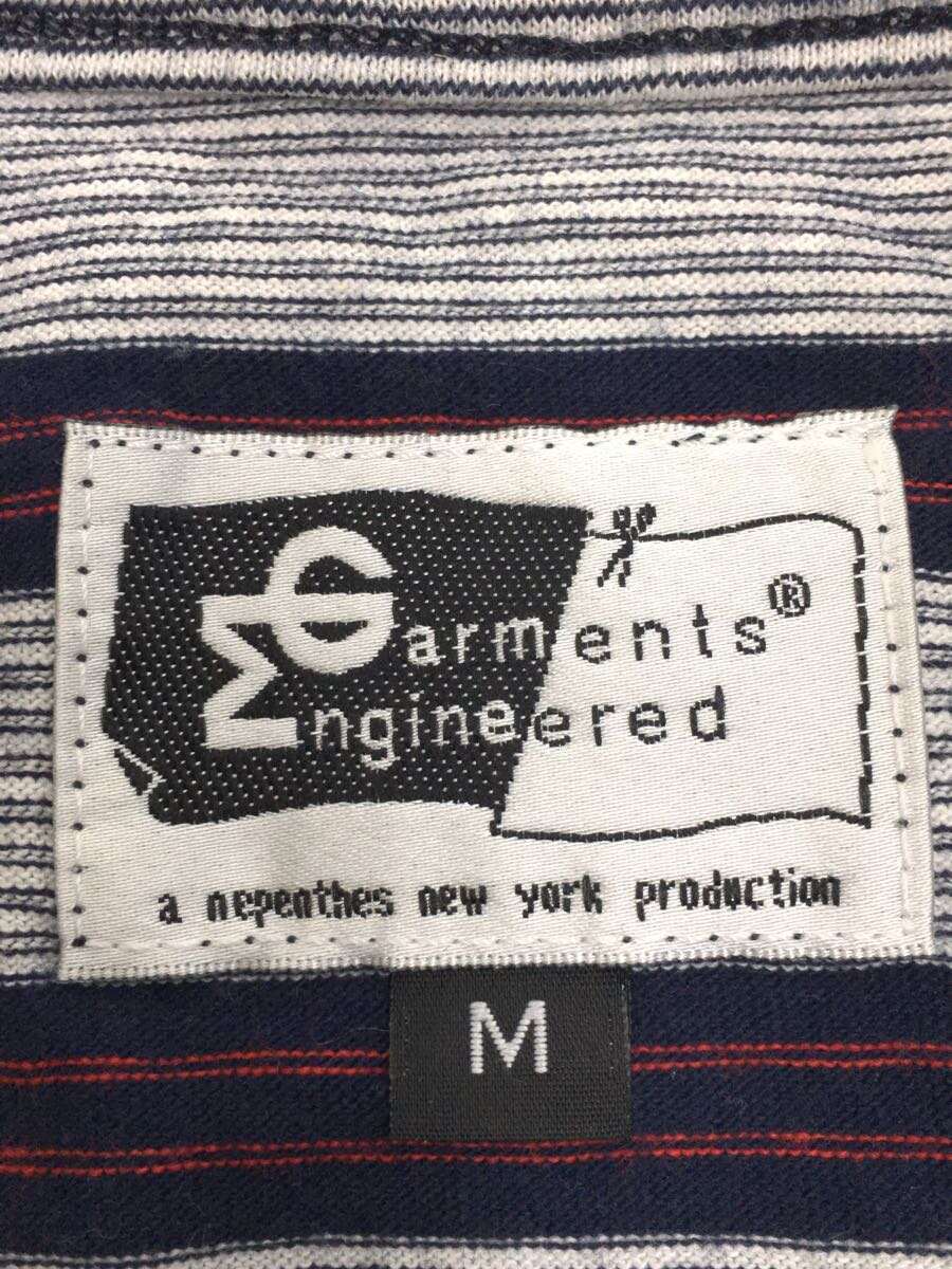 Engineered Garments◆Tシャツ/M/コットン/マルチカラー/ストライプ_画像3