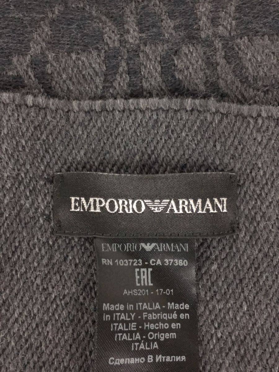 EMPORIO ARMANI◆マフラー/ウール/グレー/メンズ/RN103723/CA37360/イタリア製_画像2