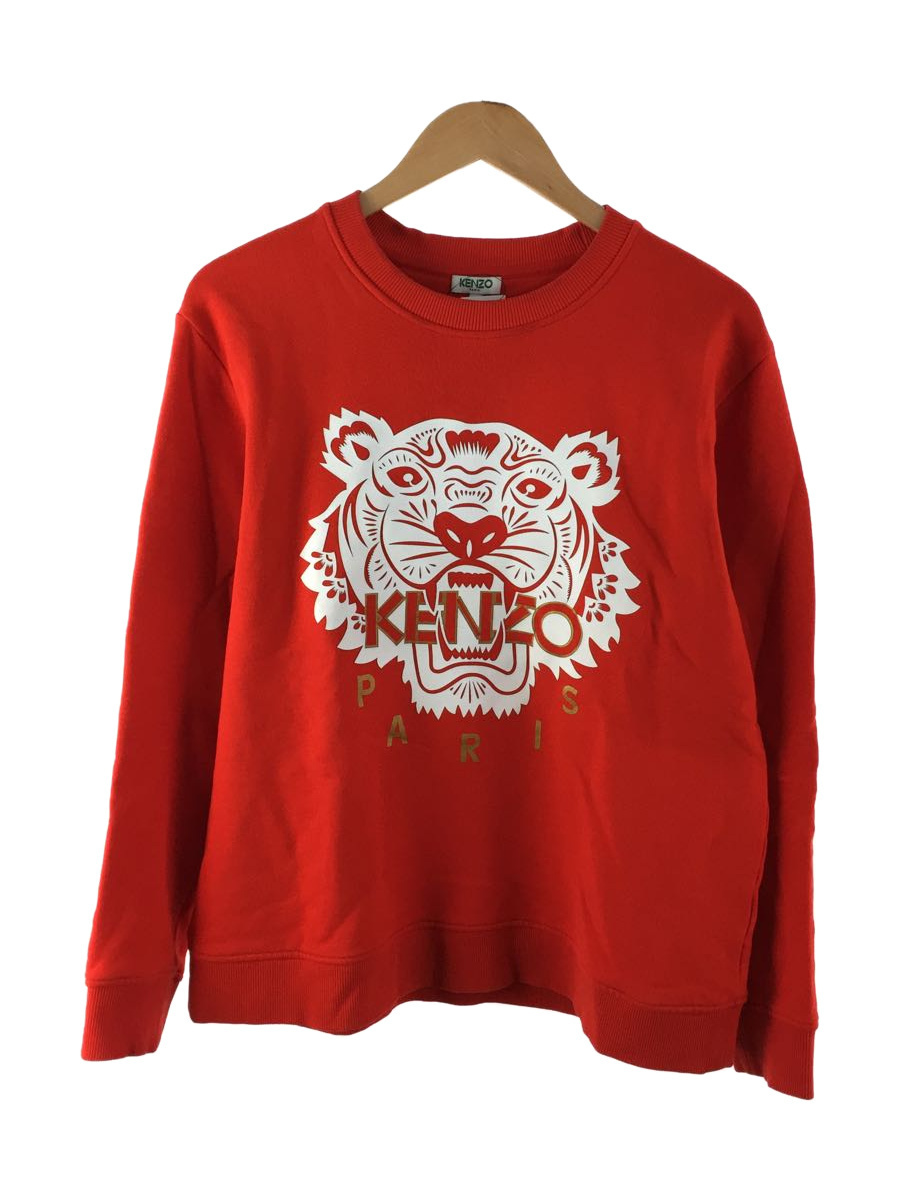 訳あり】 KENZO◇スウェット/L/コットン/RED/FA55SW1264Z5 Lサイズ