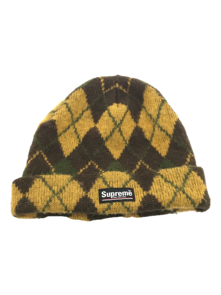 初回限定】 Supreme◇15AW/Argyle Mohair Beanie/ニットキャップ