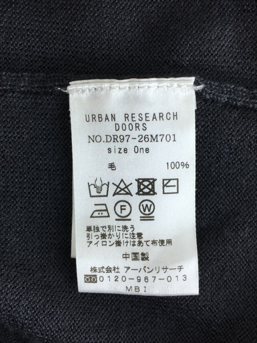 URBAN RESEARCH DOORS◆ウールクルーニットワンピース/one/ウール/GRY/無地/DR97-26M701_画像4