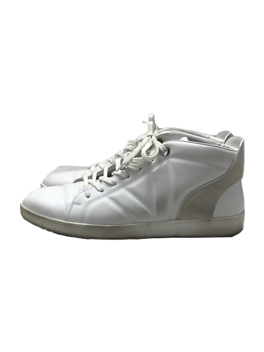 LOUIS VUITTON◆スニーカー_フューズレッジ・ライン_WHT/US8/WHT/レザー