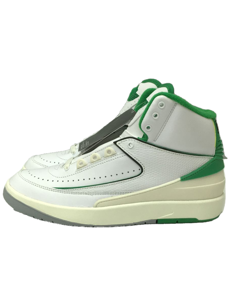 NIKE◆/Air Jordan 2 Retro Lucky Green/25cm/WHT/DR8884-103_画像1