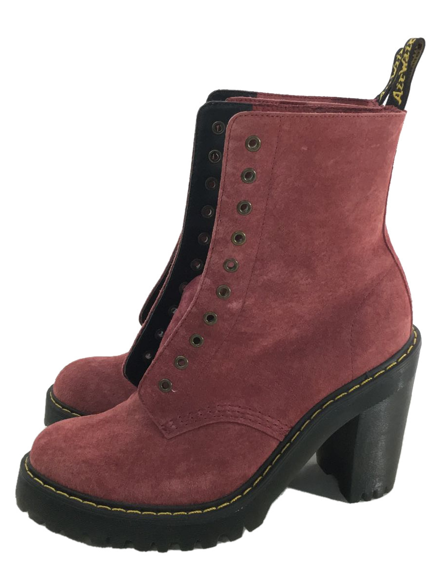 Dr.Martens◆レースアップブーツ/38/BRD/スウェード