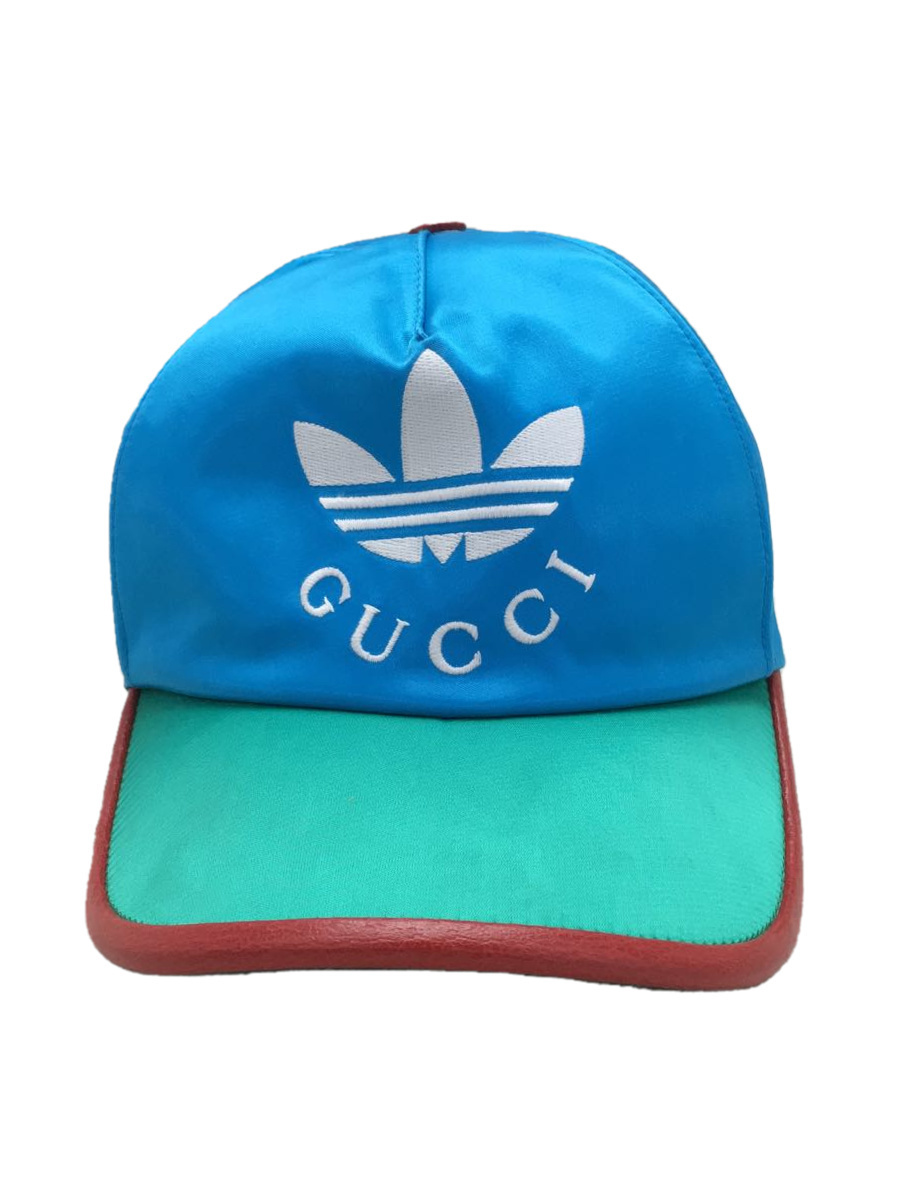 GUCCI◇×adidas ベースボールキャップ/S/ブルー/メンズ/703825 santini.hr