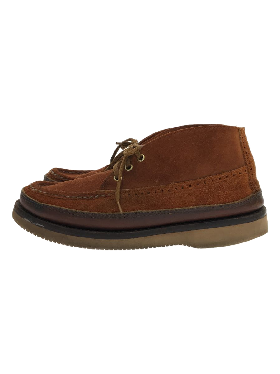 Russell Moccasin◆SPORTING CLAYS CHUKKA/レースアップブーツ/US8/BRW/スウェード