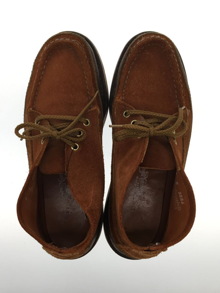 Russell Moccasin◆SPORTING CLAYS CHUKKA/レースアップブーツ/US8/BRW/スウェード_画像3