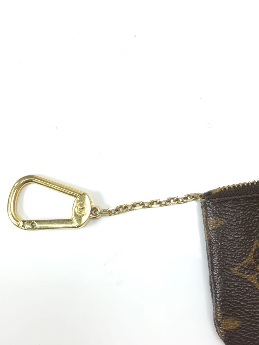 LOUIS VUITTON◆ポシェット・クレ_モノグラム_BRW/PVC/BRW/モノグラム/レディース/M62650/CT0185_画像5