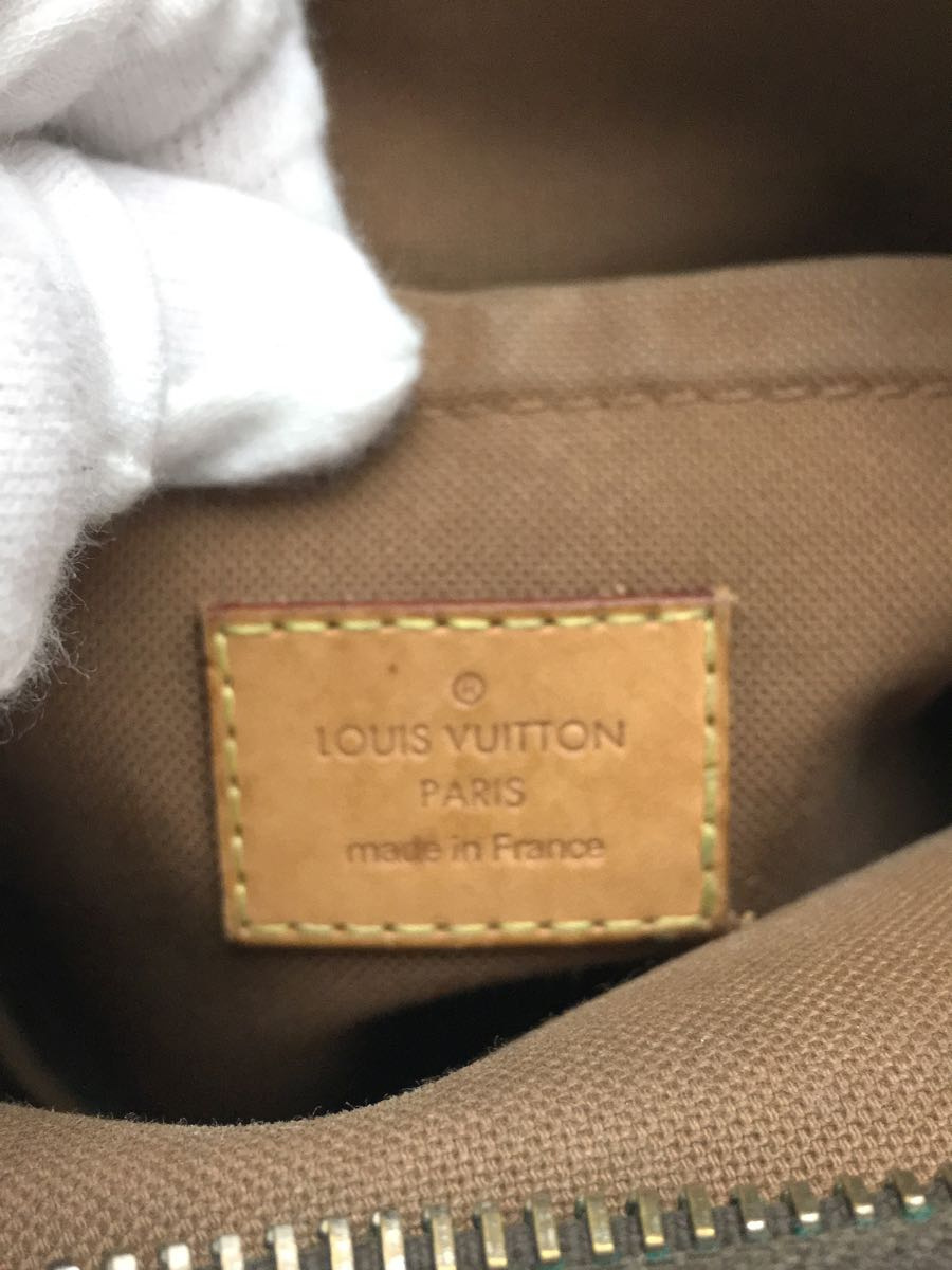 LOUIS VUITTON◆オデオンMM_モノグラム_BRW/PVC/BRW_画像5