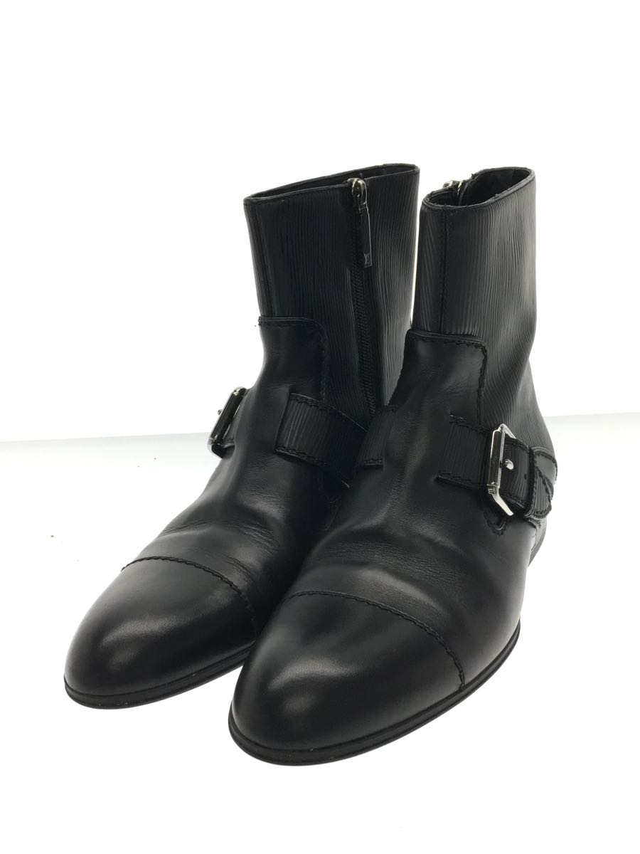 LOUIS VUITTON◇ブーツ/-/BLK/エピレザー サイドジップ | inmarco.ae