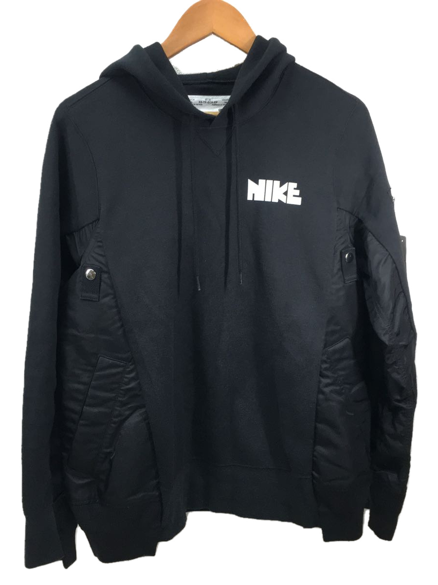 定番のお歳暮&冬ギフト sacai◇パーカー/XS/コットン/BLK XSサイズ