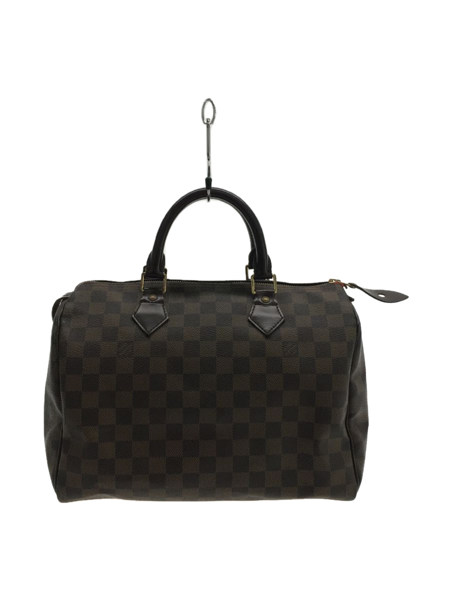 LOUIS VUITTON◇スピーディ30_ダミエ・エベヌ_BRW/PVC/BRW-