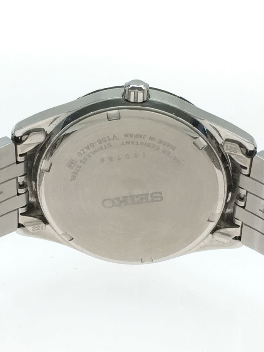 高品質 SEIKO◇腕時計/アナログ/ステンレス/V158-0AZ0/セイコー その他