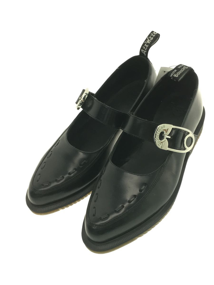 Dr.Martens◆フラットパンプス/UK6/BLK/レザー_画像2