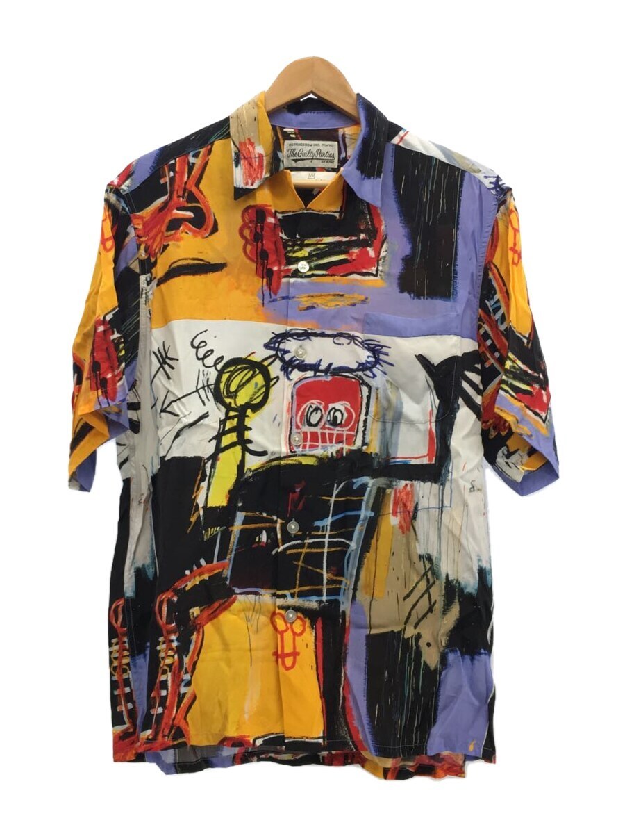 WACKO MARIA◆22SS/JEAN-MICHEL BASQUIAT/S/S HAWAIIAN SHIRT/ハワイアンシャツ/バスキア_画像1