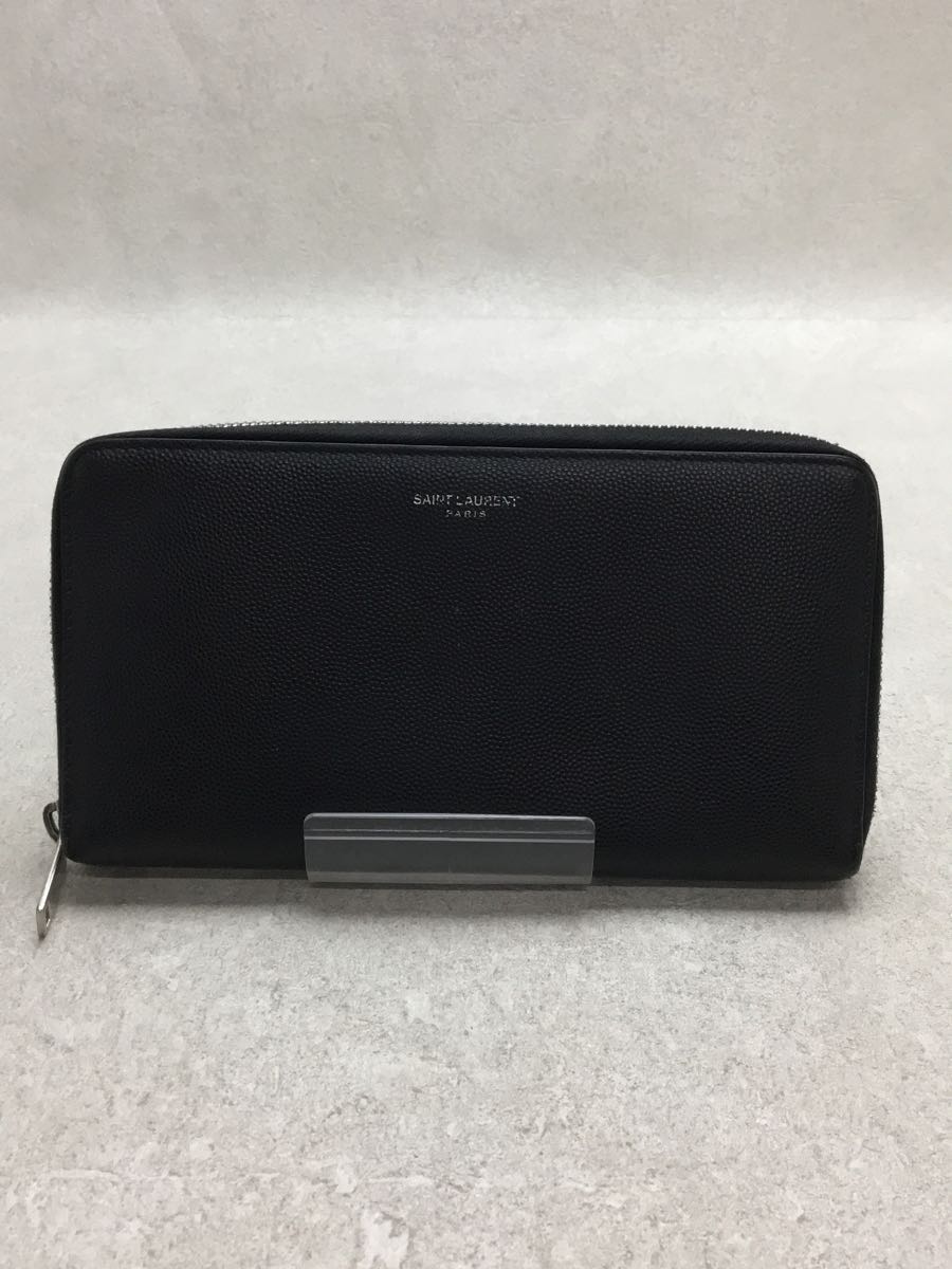 日本人気超絶の SAINT LAURENT◇サンローラン/長財布/レザー/ブラック