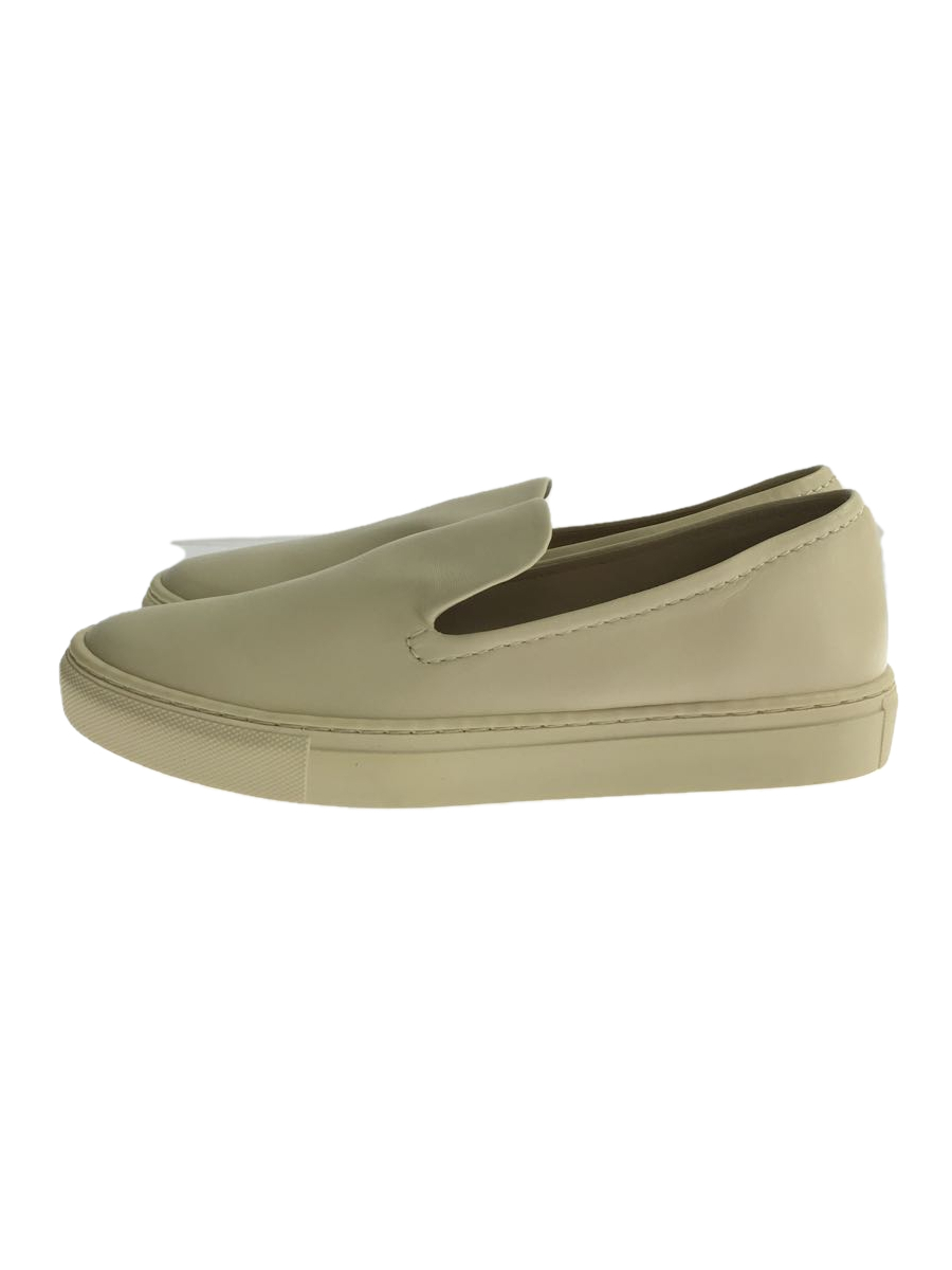 theory◆2021/Demeura Nappa Slipper Sneaker/レザースリッポン/36/BEG/牛革