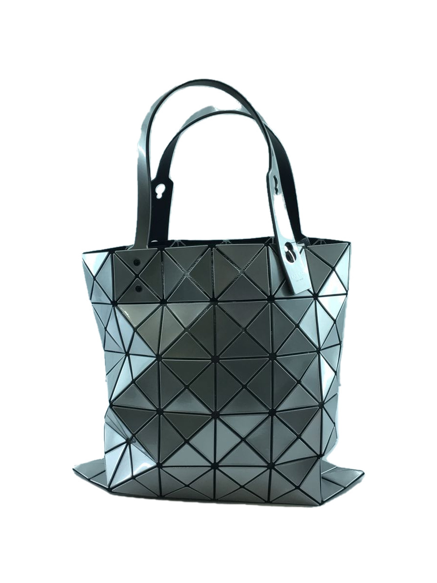 BAO BAO ISSEY MIYAKE◆LUCENT BASICS/ルーセントベーシック/トートバッグ/シルバ-/無地/BB93-AG053_画像1