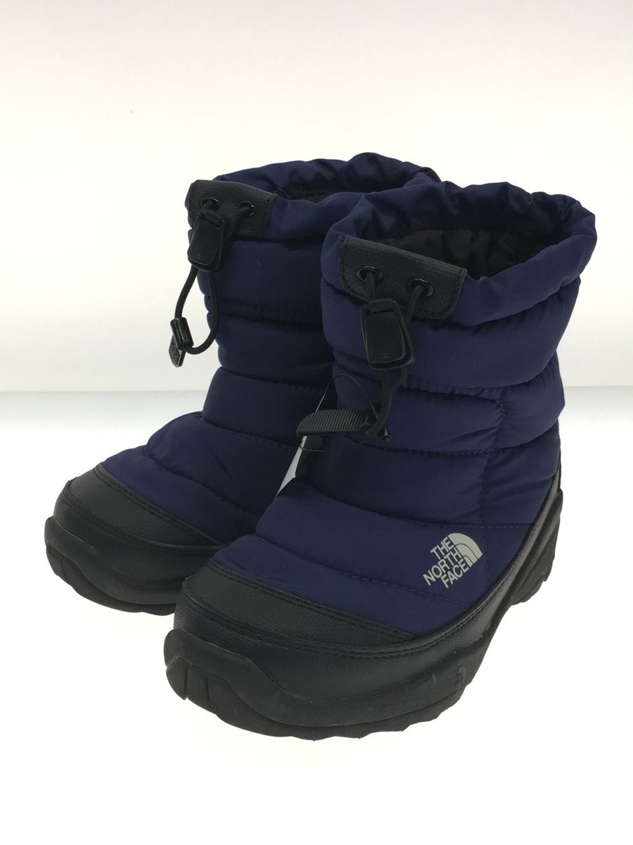 THE NORTH FACE◆K NUPTSE BOOTIE/キッズ靴/18cm/ブーツ/NVY_画像2