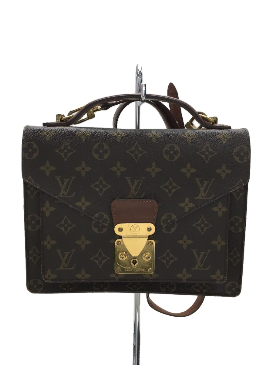 LOUIS VUITTON◇モンソー_モノグラム_BRW/PVC/BRW nefjamaica.org