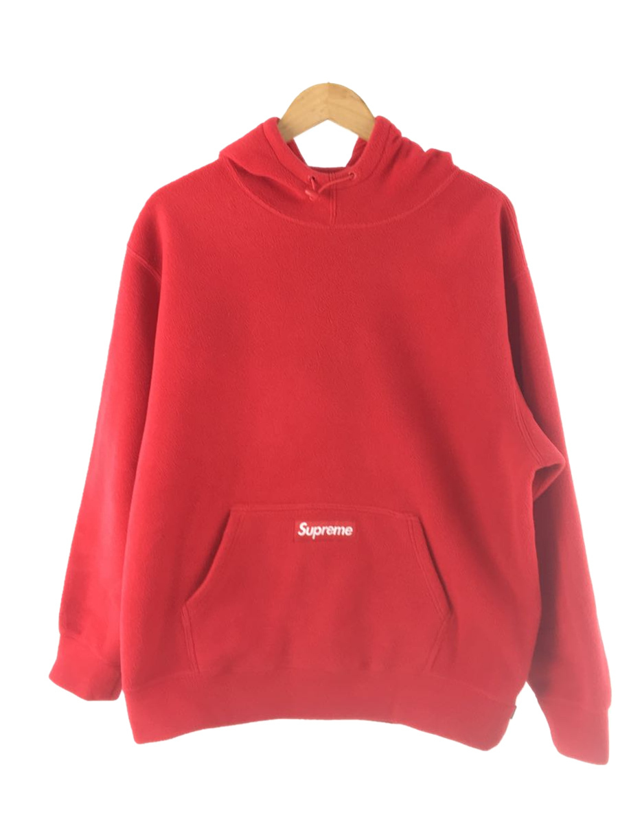完売 Supreme◇21AW/Polartec Hooded Sweatshirt/L/ポリエステル/RED