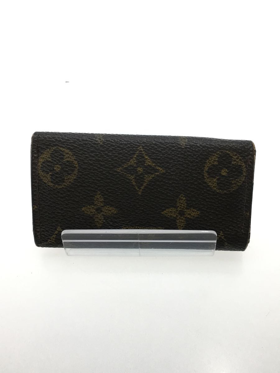 LOUIS VUITTON◇ミュルティクレ4_ダミエ・エベヌ_BRW/PVC/BRW/メンズ