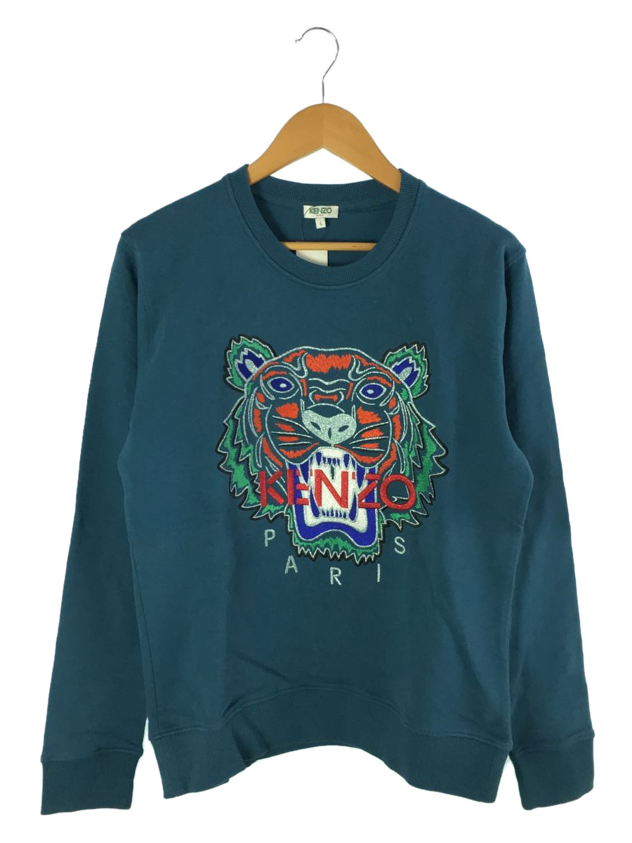 人気スポー新作 KENZO◇スウェット/L/コットン/BLU/F965SW0124X7 L