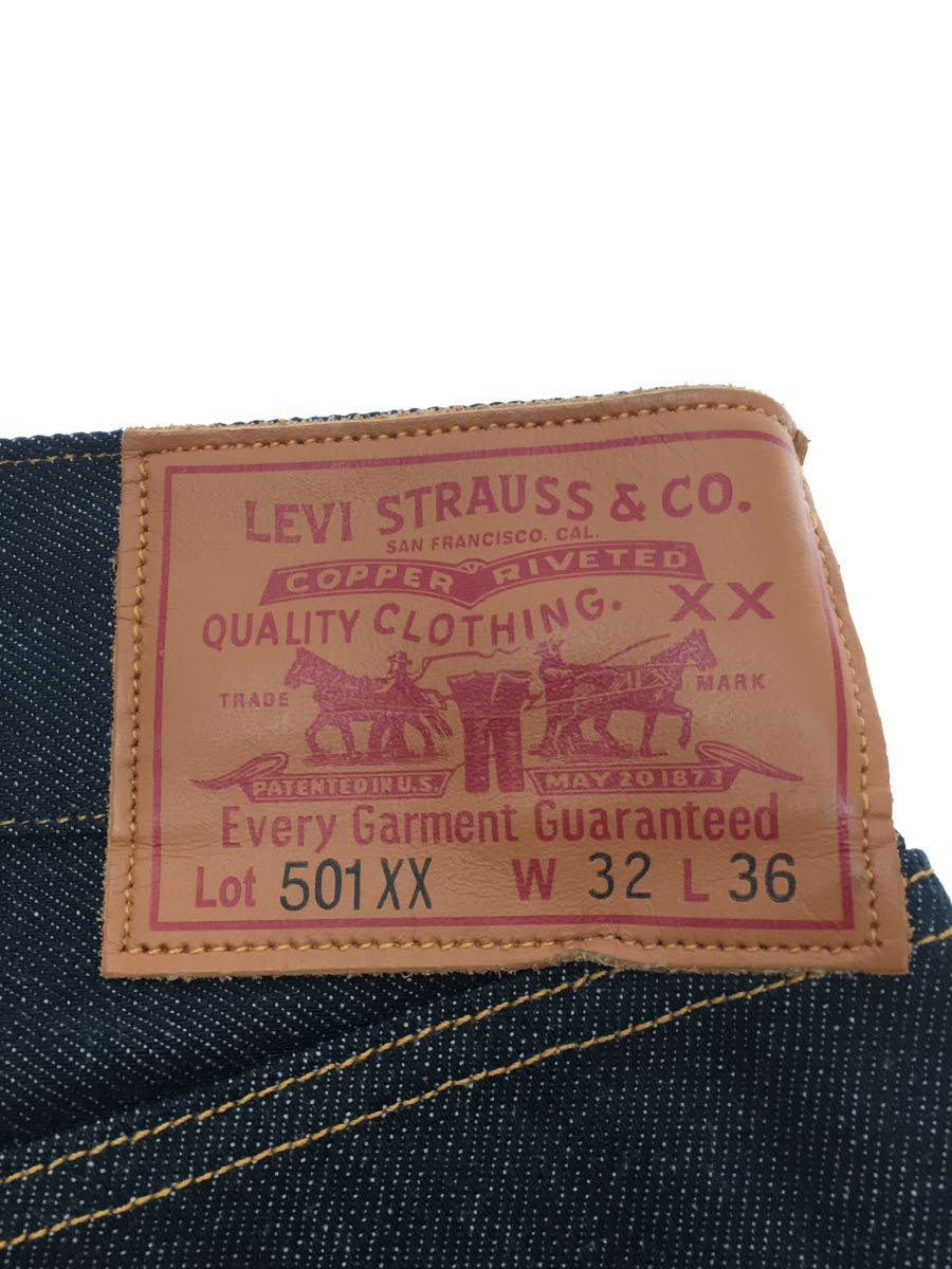 Levi’s Vintage Clothing◆ストレートパンツ/32/コットン/IDG/無地/501XX/32×36/90501-0119_画像4