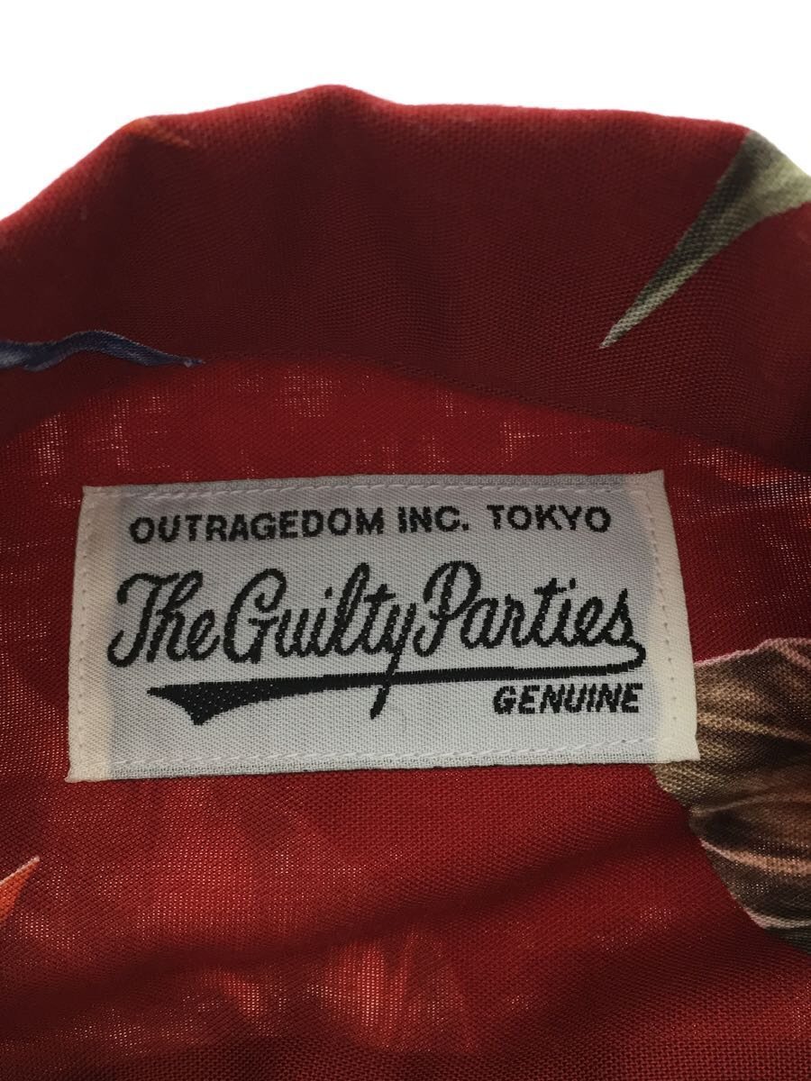 WACKO MARIA◇BIRD OF PARADISE S/S HAWAIIAN SHIRT/L/レーヨン/RED