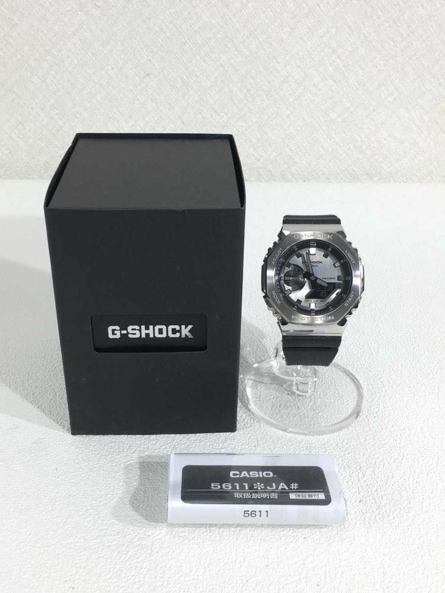 日本最大のブランド CASIO◇クォーツ腕時計_G-SHOCK/デジアナ/BLK/GM