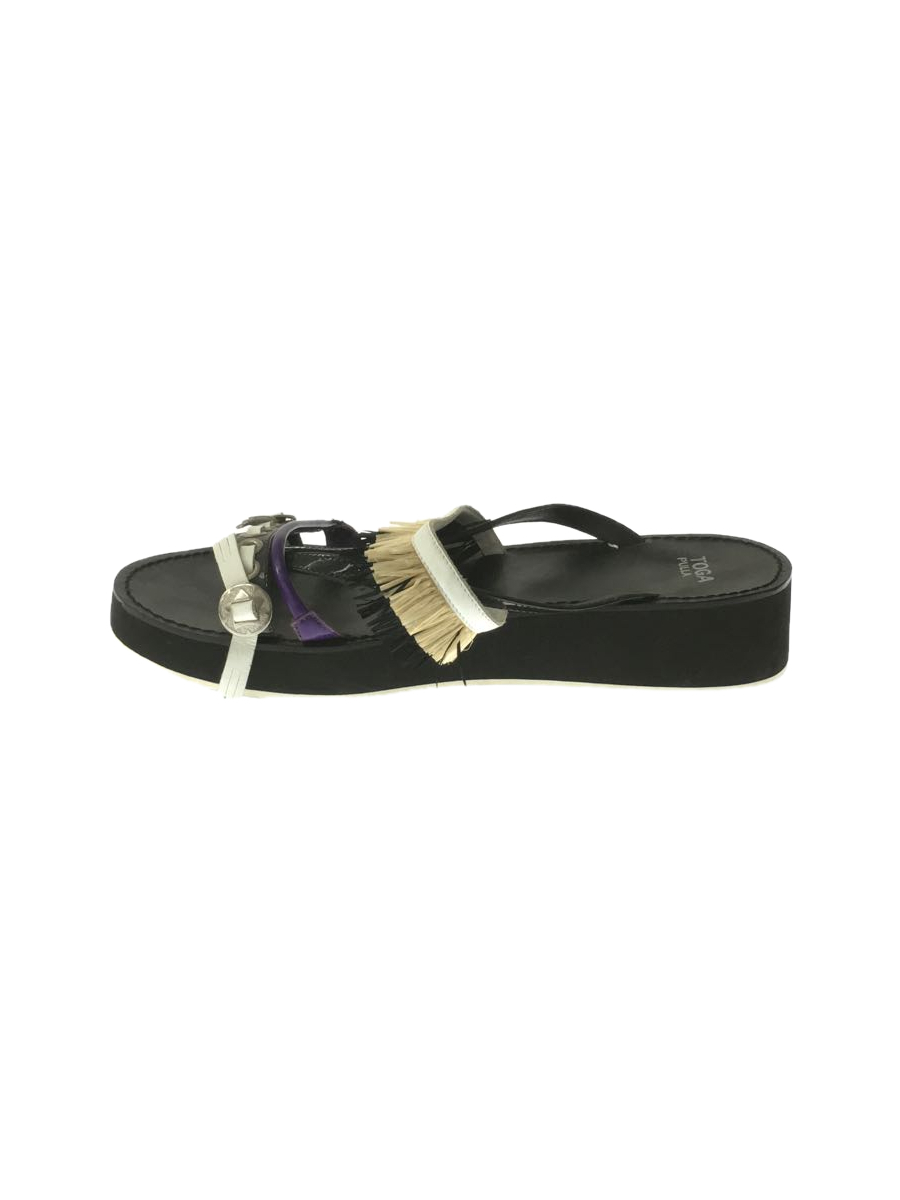 TOGA PULLA◇サンダル/39/BLK-